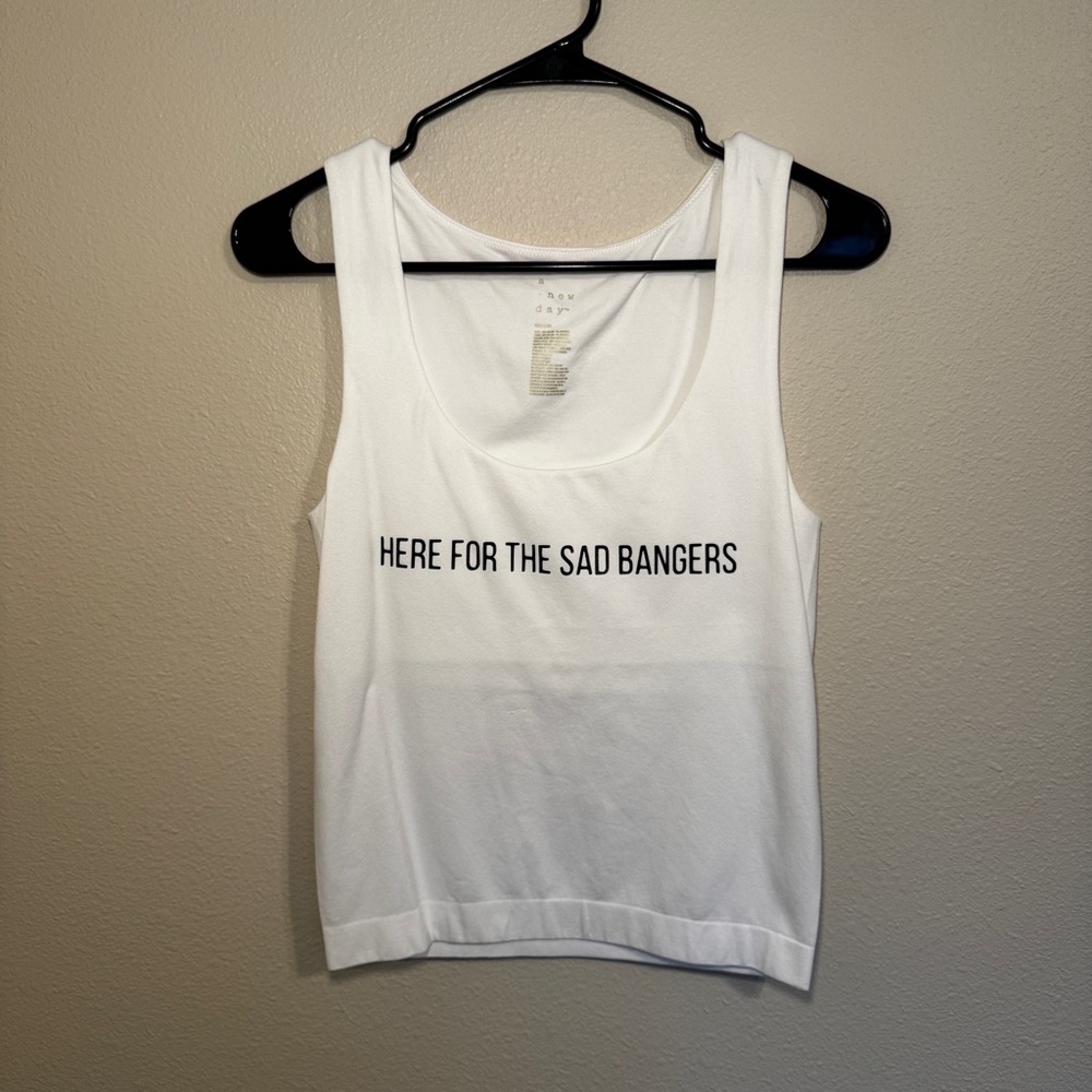 Custom Made- Cream Scoop Neck Tank Top